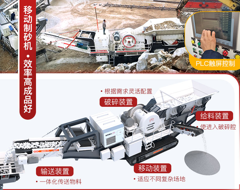 移動制砂機結(jié)構展示